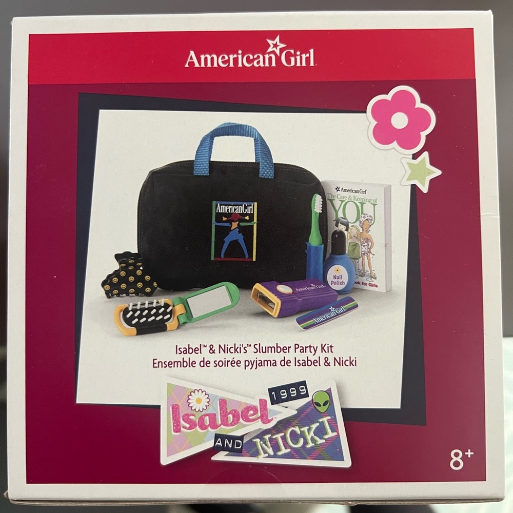 American Girl Black and Blue Party Favors Set